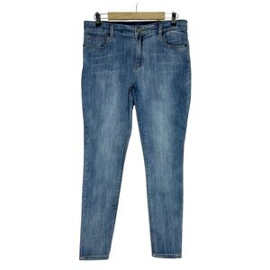 Michael Kors Stretch Cotton Light Wash Comfortable Versatile Skinny Jeans 10